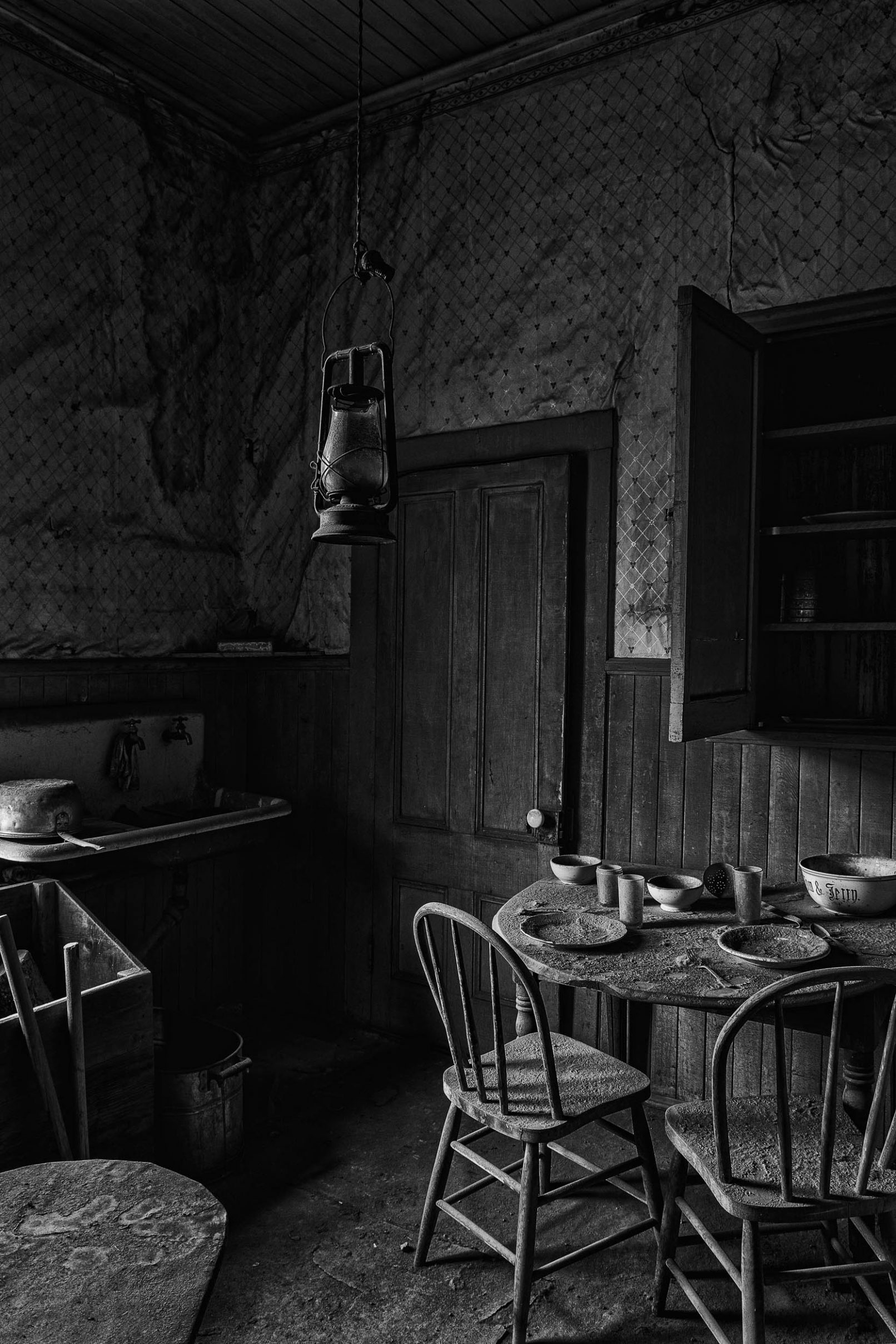 Old kitchen in Bodi, California ghost town