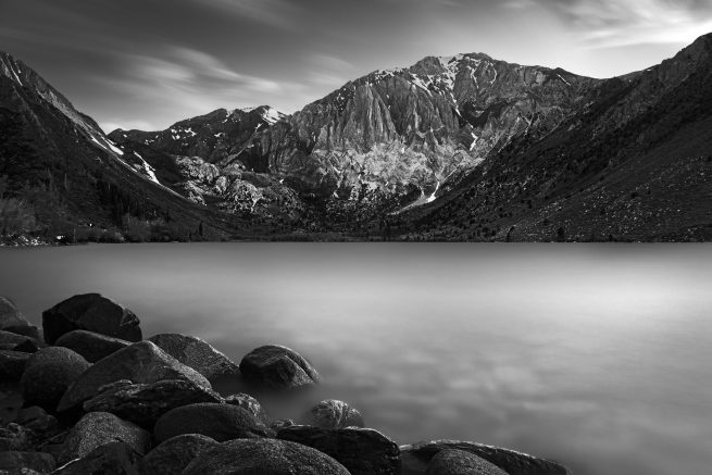 Convict Lake with mountain, California