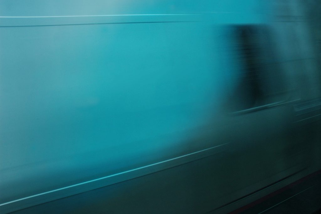 moving train car