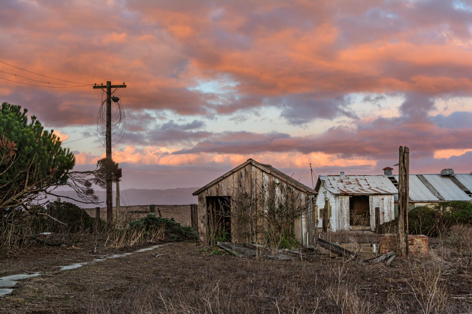 Sunset at D-Ranch, Point Reyes, California