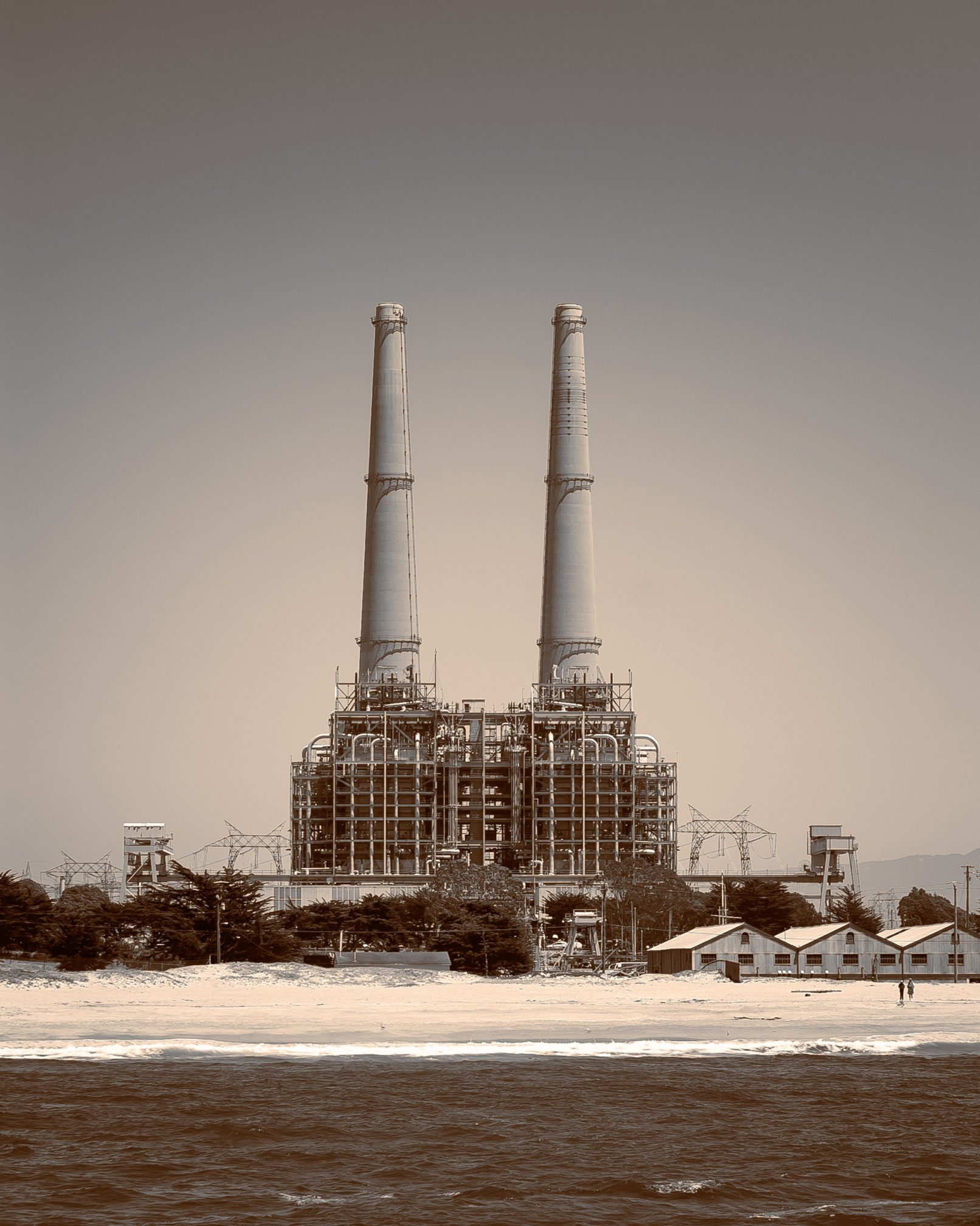 Refinery on California coast