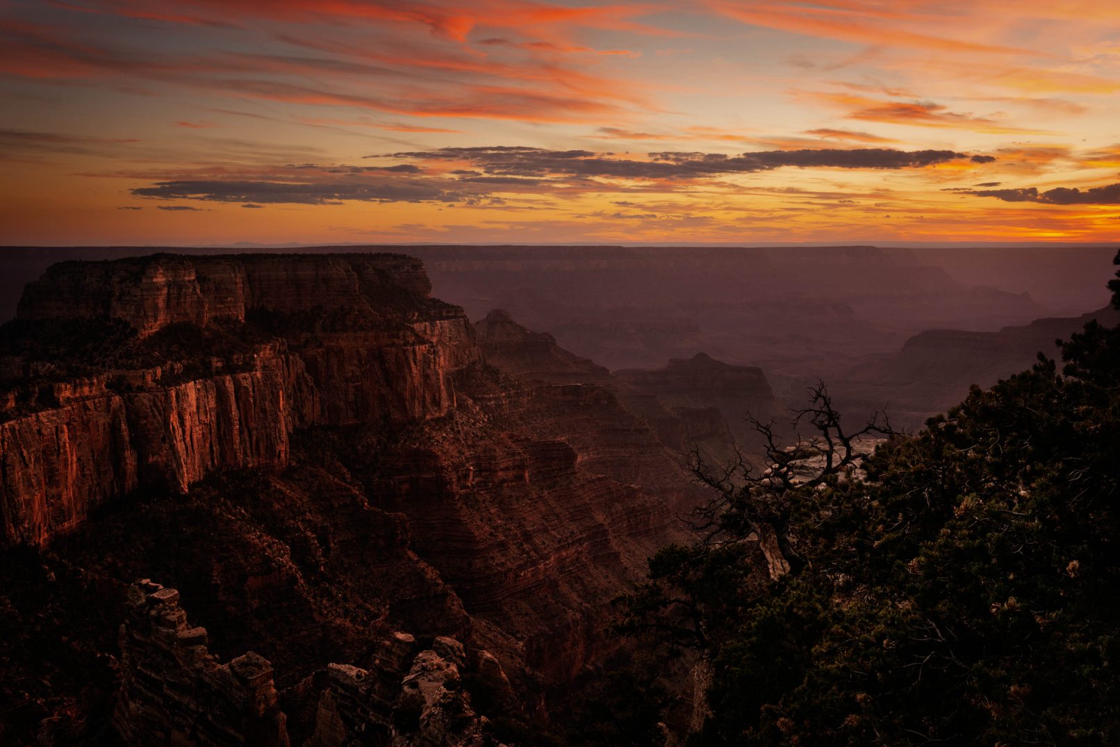 Sunset at Grand Canyon, Arizona