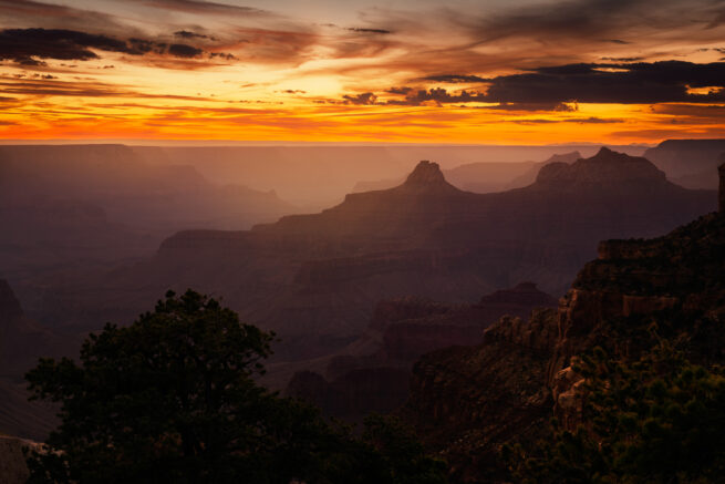 Sunset at Grand Canyon, Arizona