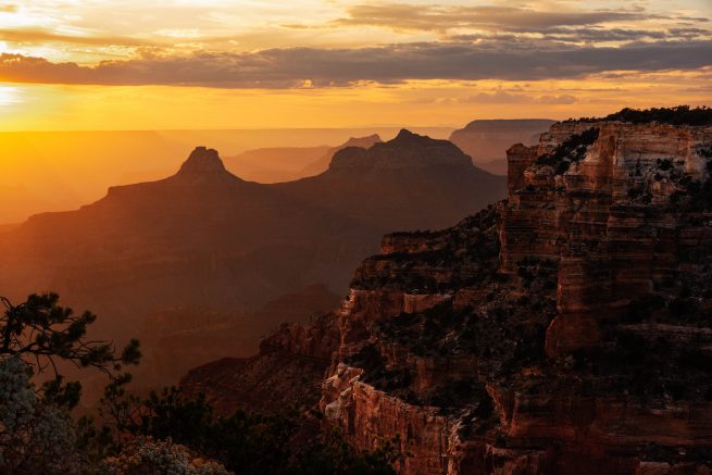 Sunset at Grand Canyon, Arizona