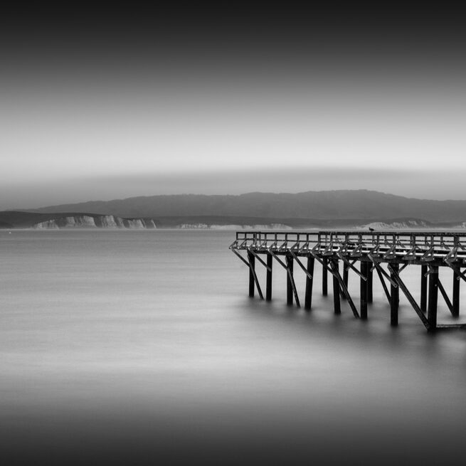 Pier at Point Reyes, California. Long exposure