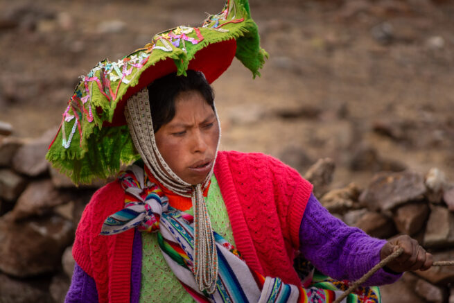 Peruvian woman