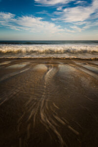 Waves at beach