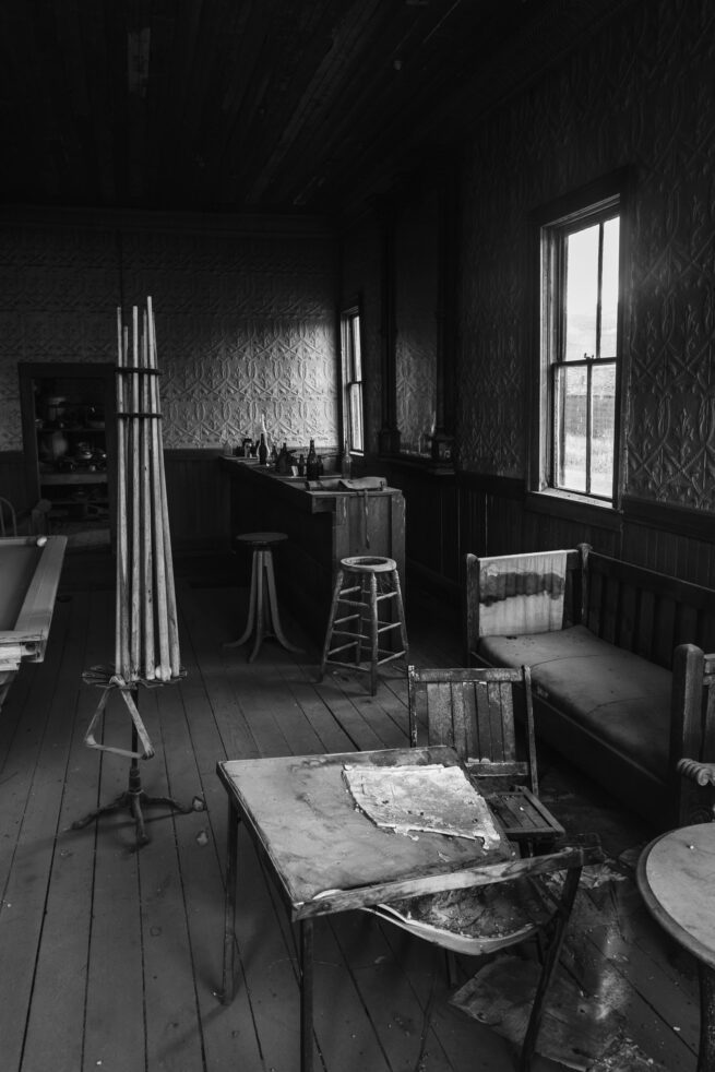Saloon in Bodie, California ghost town