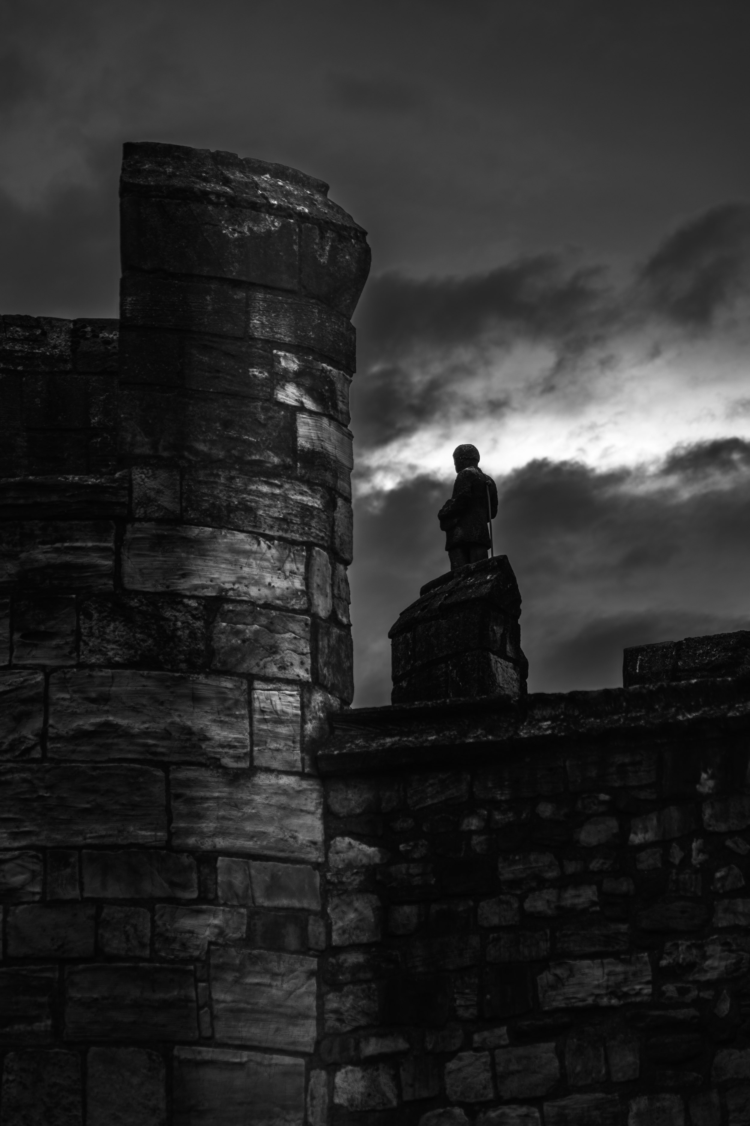 City wall at York, England