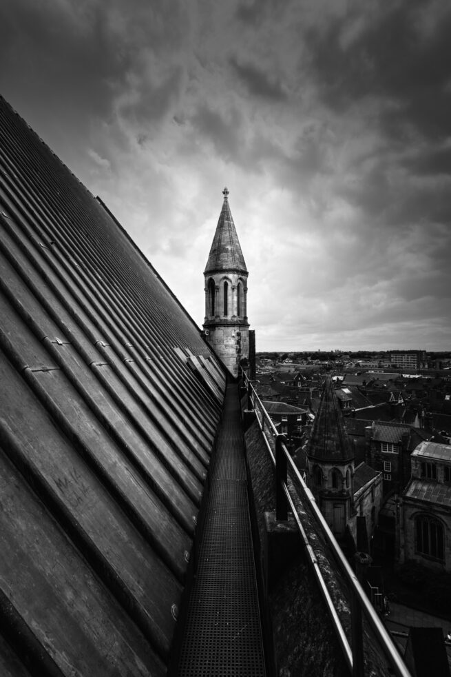 Tower at Yorkminster, York, England