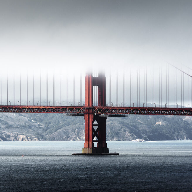 Golden Gate Bridge fog